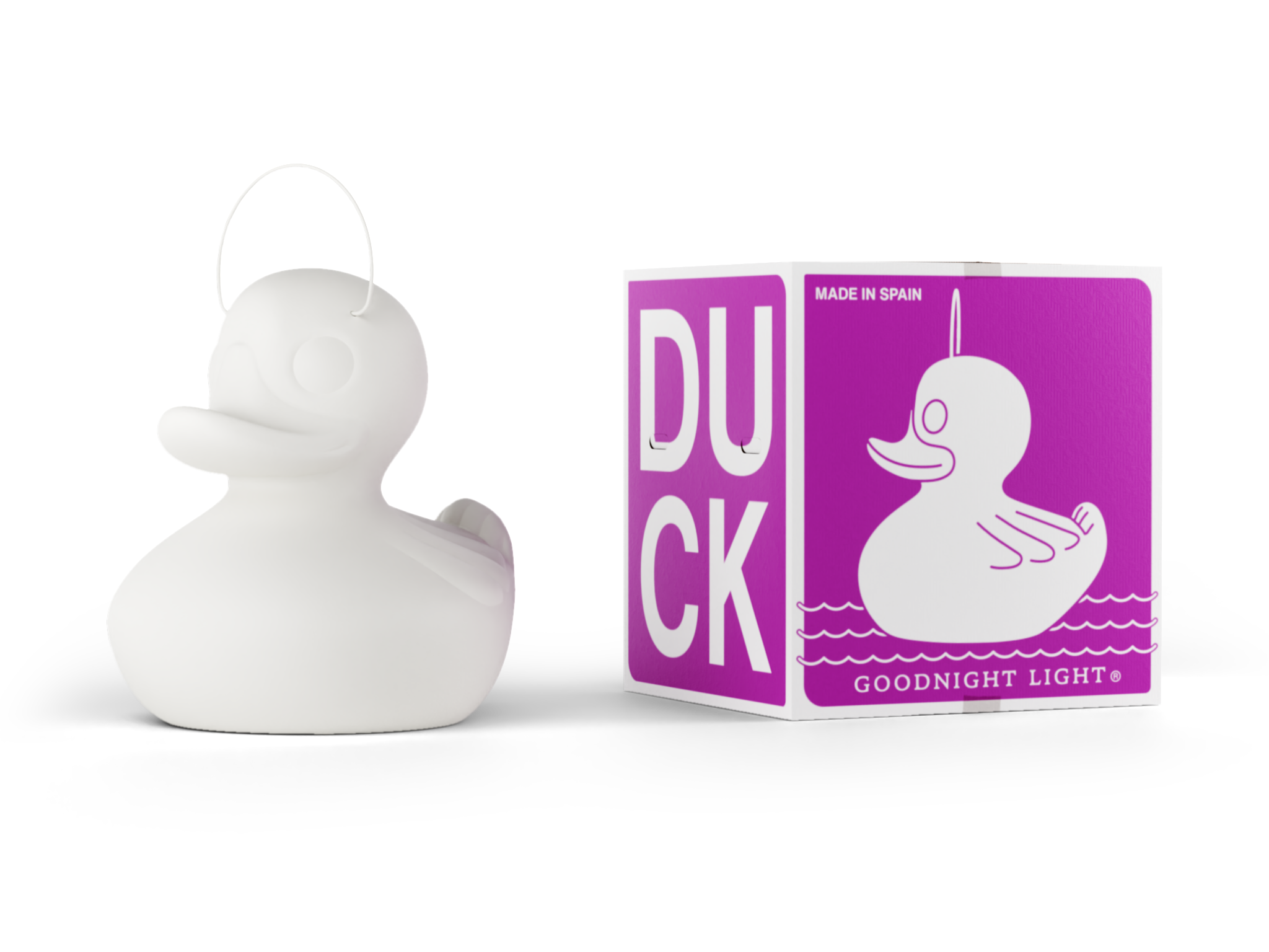 The MEGA DUCK DUCK DECO night light by Marke Newton for Goodnight Light, perfect for children's bedroom