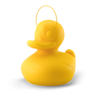 Yellow Mega Duck Duck Lamp by Marke Newton for Goodnight Light